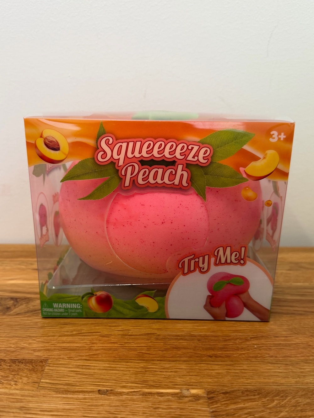 Sunny Days Squeeeze Peach Squishy Jumbo Sensory Fidget